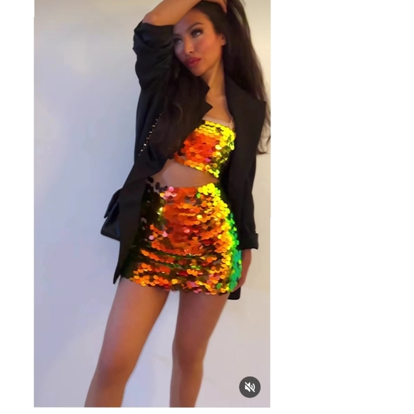 Zara 2pcs sequin skirt + Top set - Picture 16 of 16